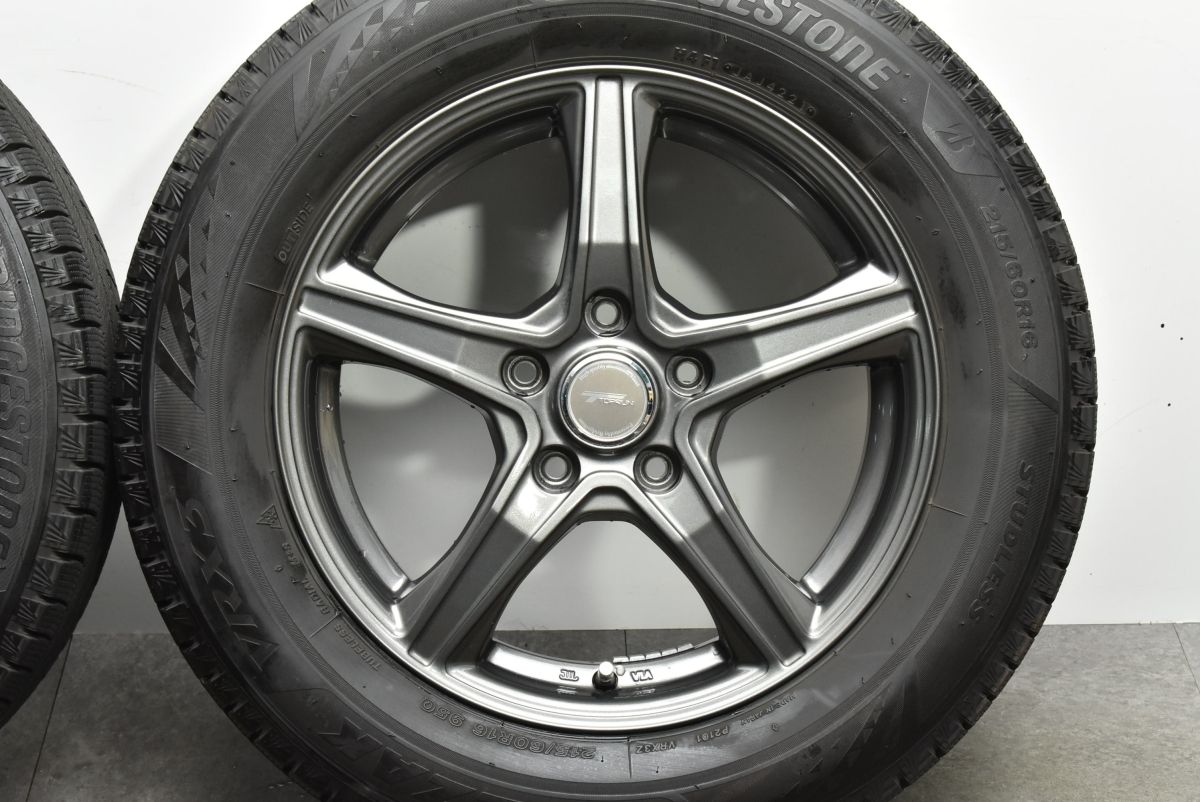 2023年製 バリ溝 2023年製 ブリヂストン ブリザックVRX3 215/60R16 