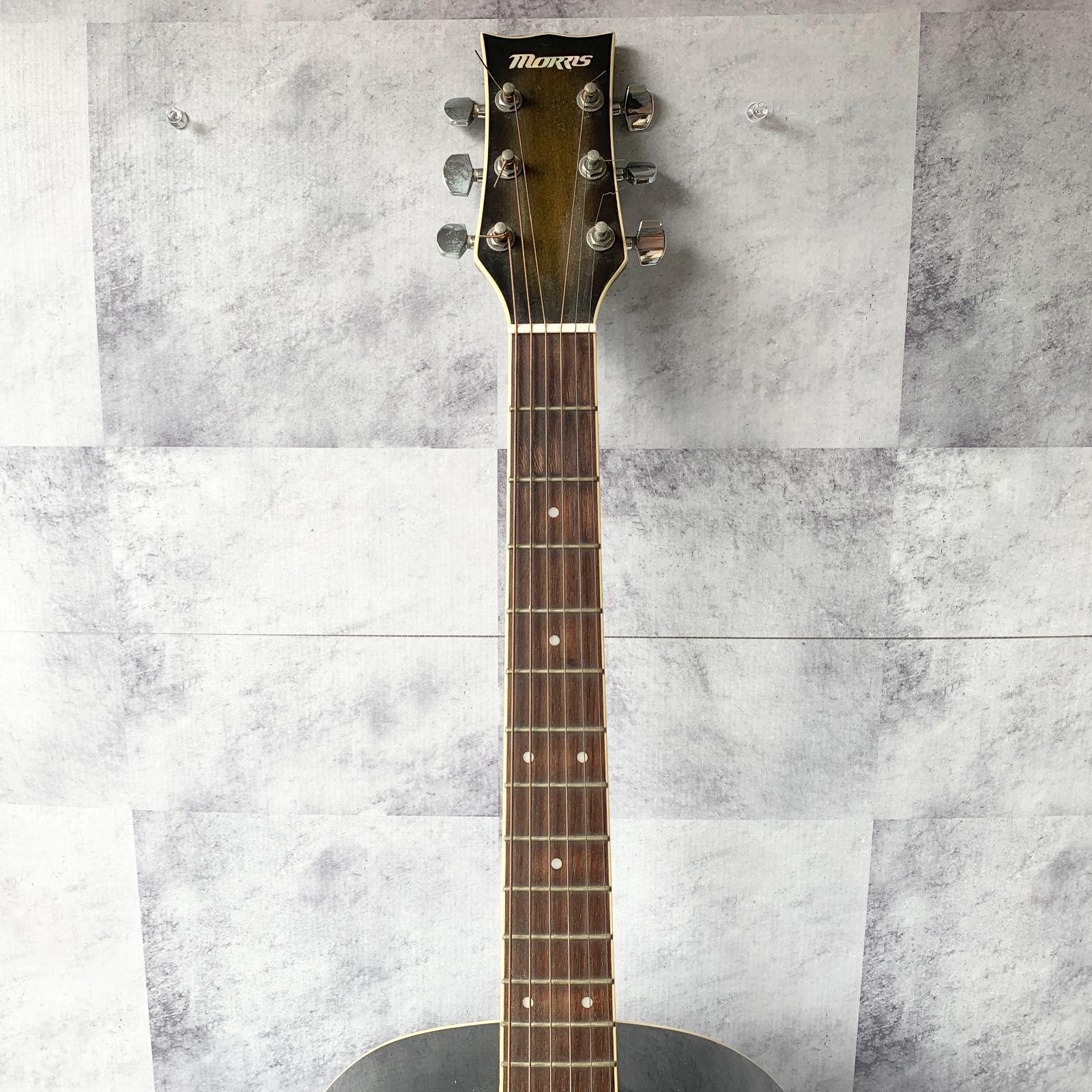 Morris アコースティックギター モーリス　ヘッド打ち傷ありMG-301TS Morris アコースティックギター モーリス ヘッド打ち傷ありMG