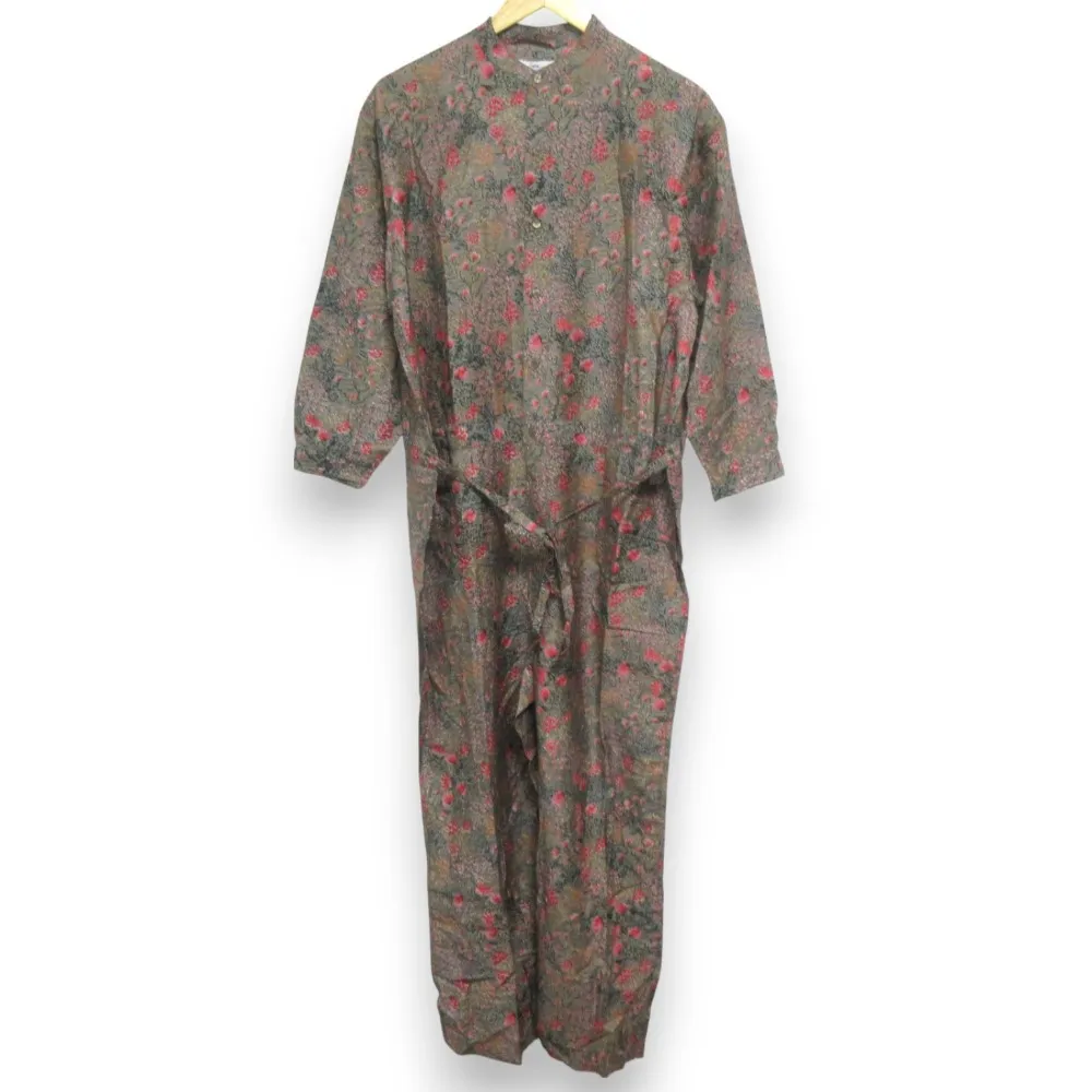 新品タグ付き✨ SOIL ソイル コットンシルクオールインワン 花柄 リボン 新品タグ付き✨ SOIL ソイル コットンシルクオールインワン 花柄