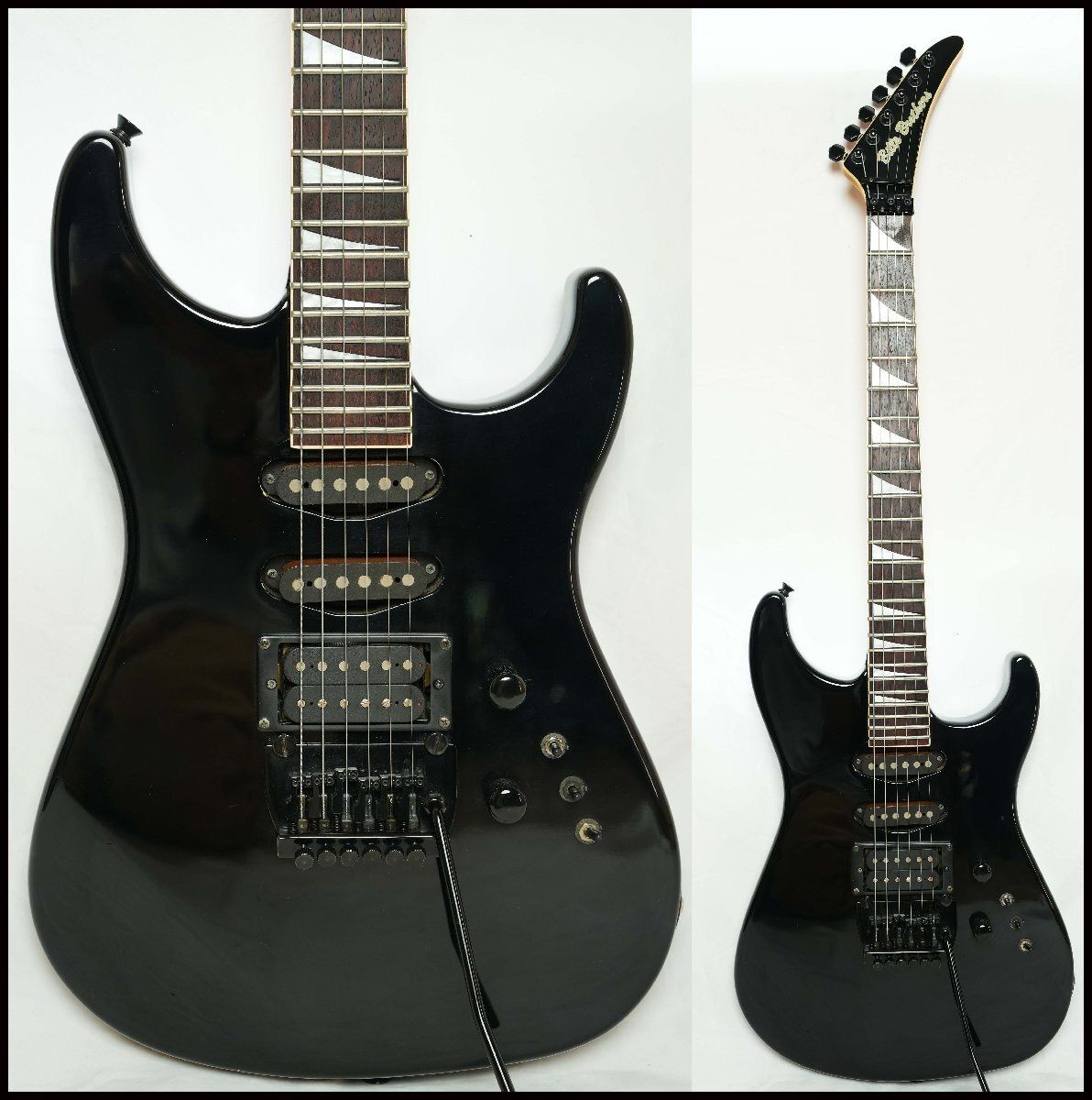 Bills Brothers by Bill Lawrence バナナヘッド KRAMERタイプ DINKY ブラック ロックナット