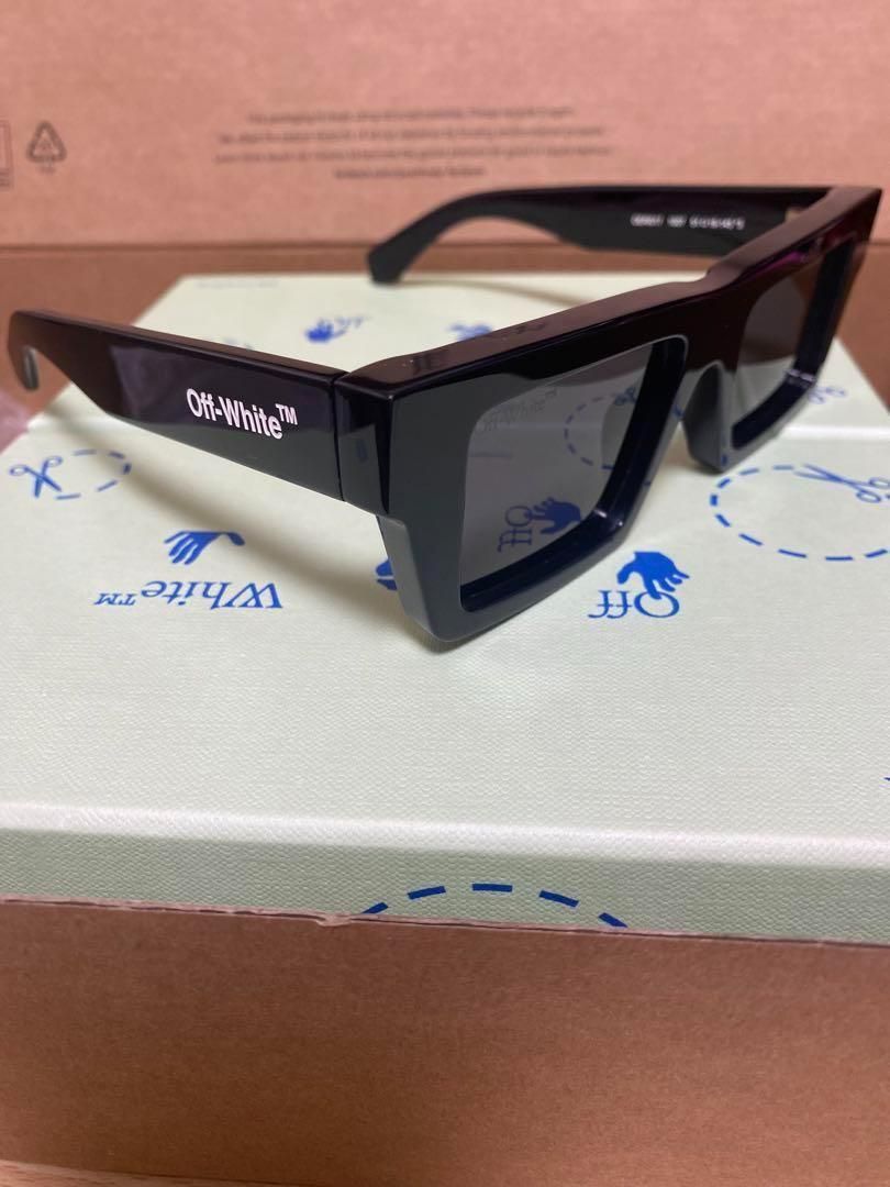 新品未使用 off-white オフホワイト Nassau スクエア サングラス 