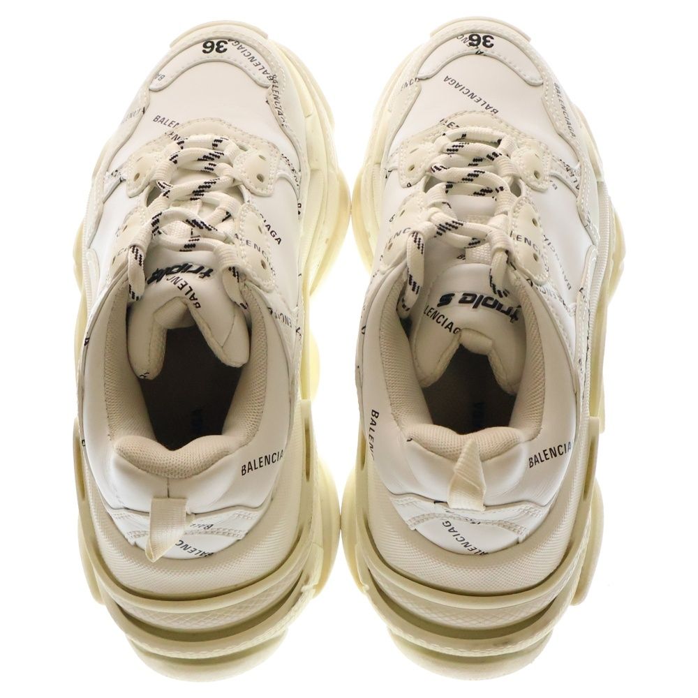 都会的 バレンシアガ スニーカー TRIPLE S MOLD ロゴ ベージュ Buy Balenciaga Triple S Sneaker 'Allover Logo - Beige