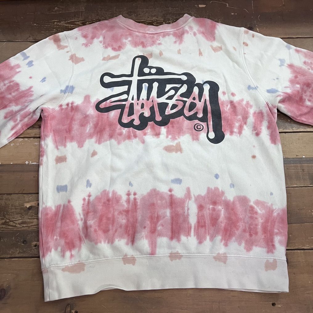 stussy ステューシー タイダイスウェットトレーナー 裏起毛