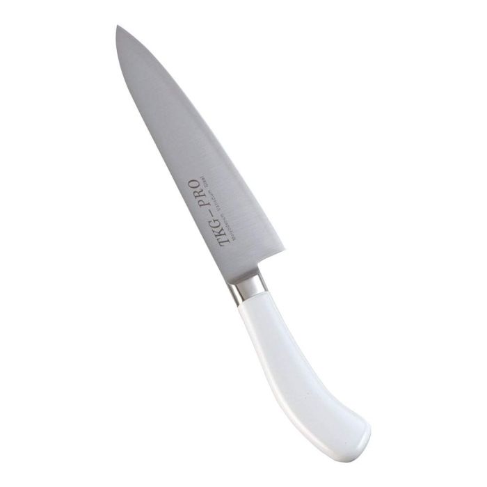 3営業日で発送 遠藤商事 Endo Shoji ＴＫＧ ＰＲＯ 抗菌 牛刀 両刃 １８㎝ ホワイト ATK431