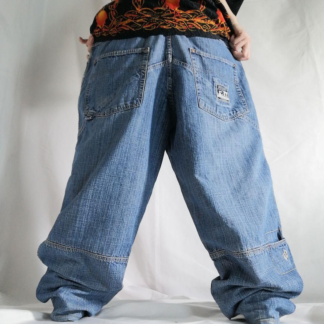 90s ROCAWEAR ロカウェア バギーデニムパンツ 極太 ワイド