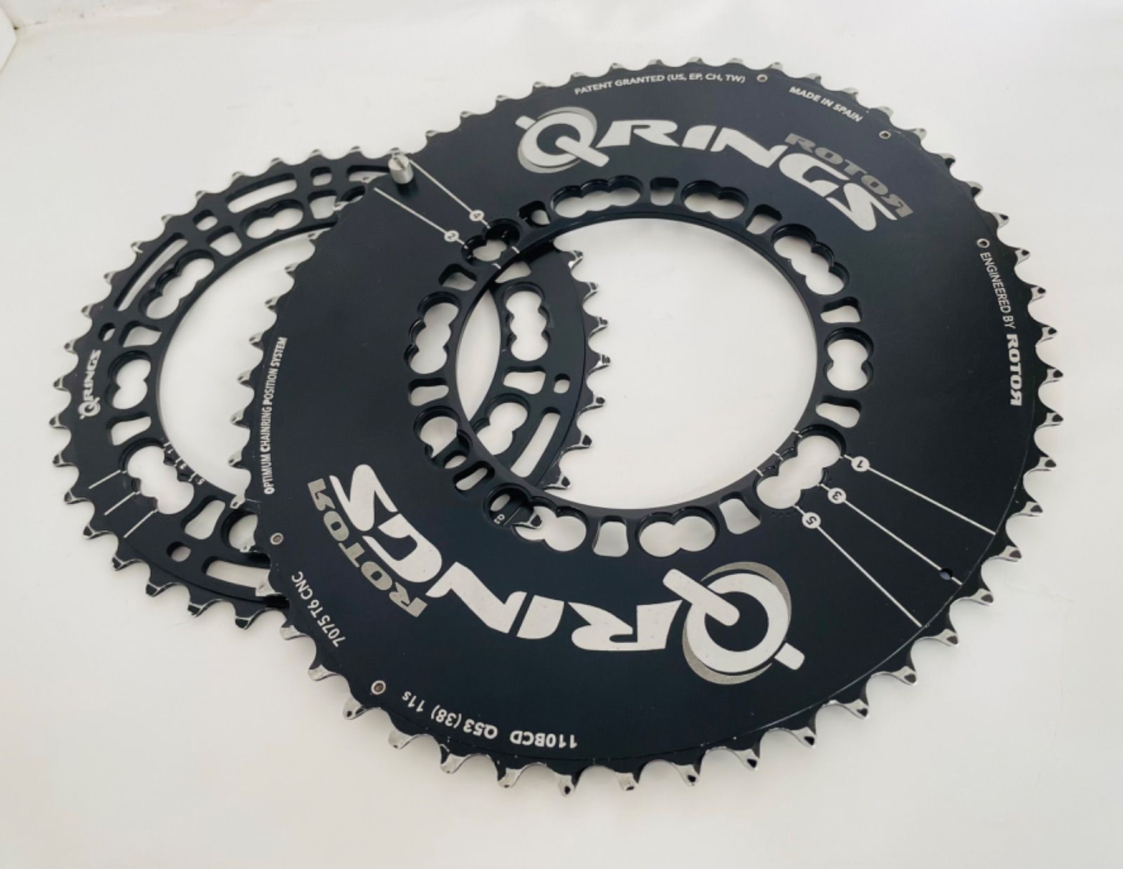 ★値下げ★Rotor QRINGS 53-39T 11S 楕円チェーンリング ☆値下げ☆Rotor QRINGS 53-39T 11S 楕円チェーンリング