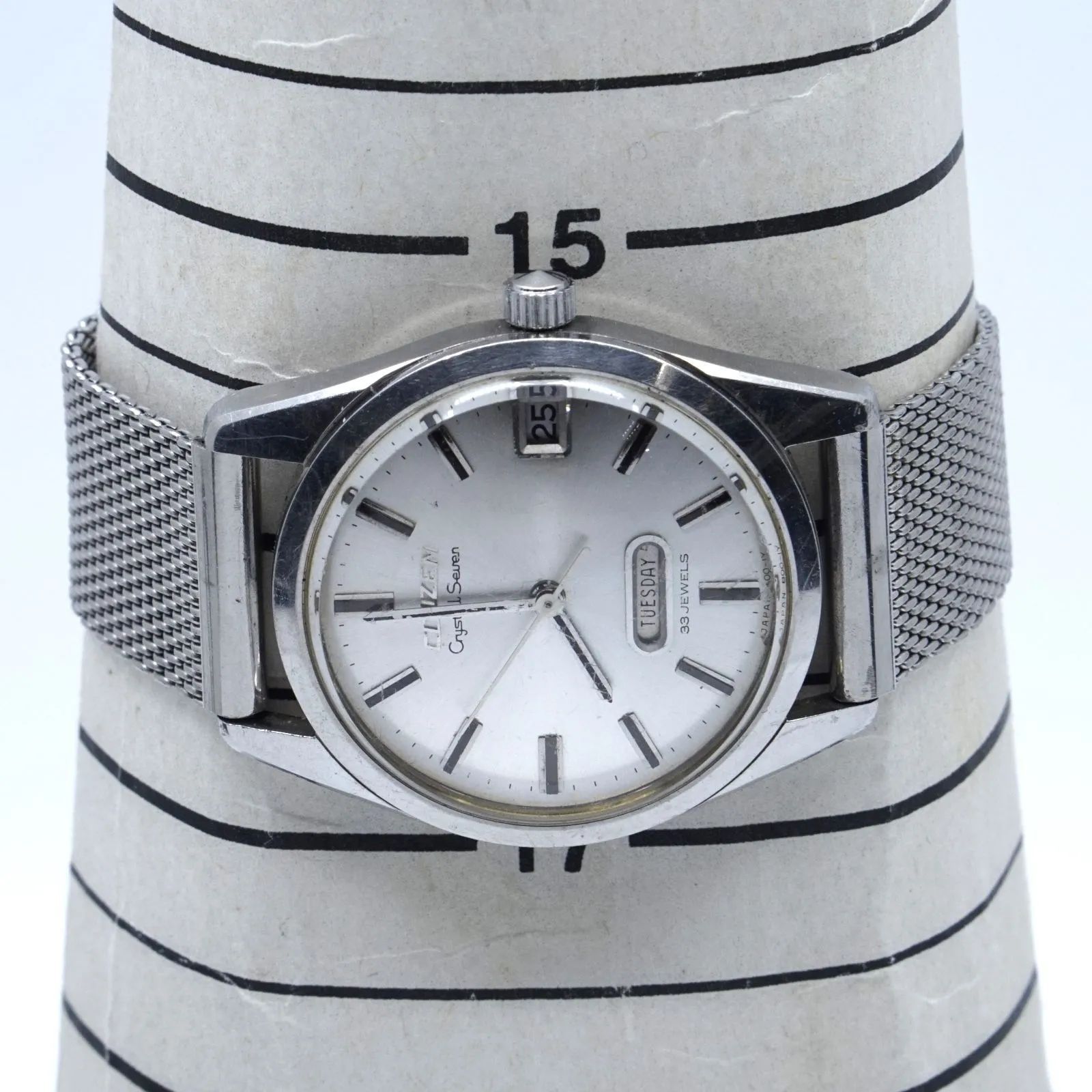 稼動品 シチズン CITIZEN クリスタルセブン デイデイト ACSS 2801-Y