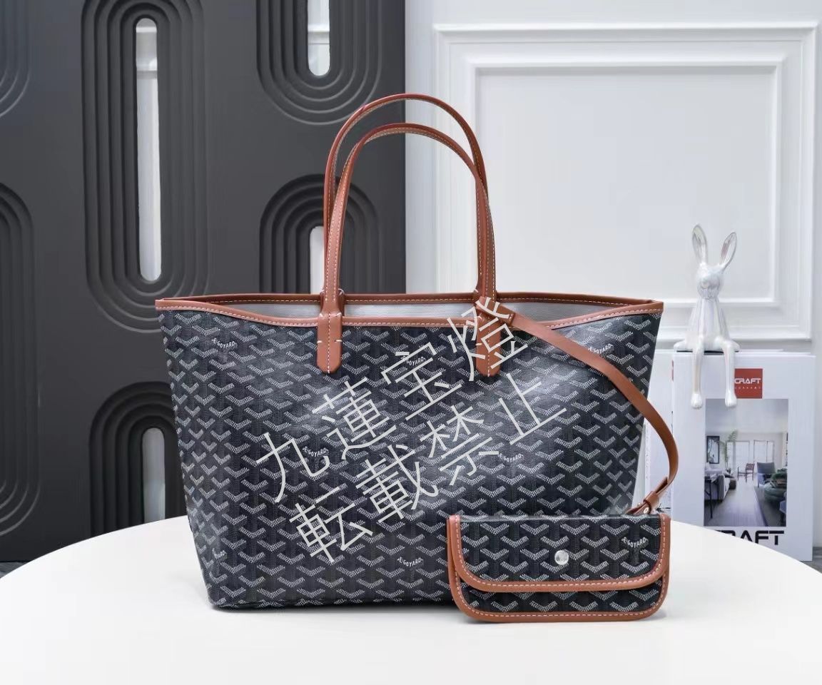 GOYARD【ゴヤール】サン・ルイPM トートバッグ コーティングキャンバス 黒（シルバー金具）トートバッグ レディースバッグ レディースバッグ ハイブランド