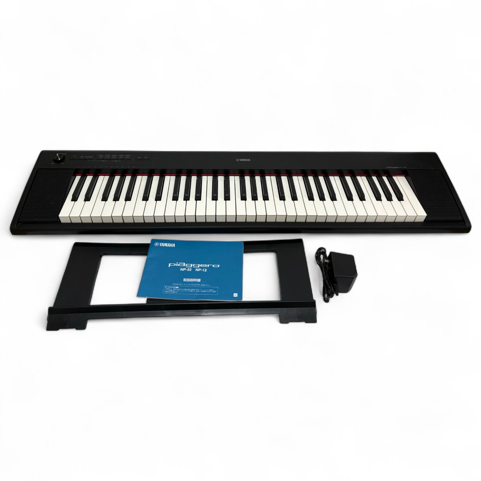 ◆ ヤマハ YAMAHA 電子キーボード NP-12B ブラック piaggero 2300-2537