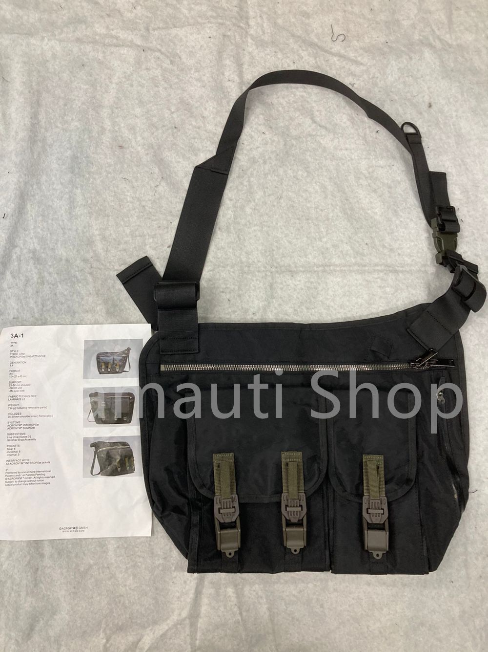 1 ファッション acronym アクロニウム バッグ 3A-1 メッセンジャーバッグ