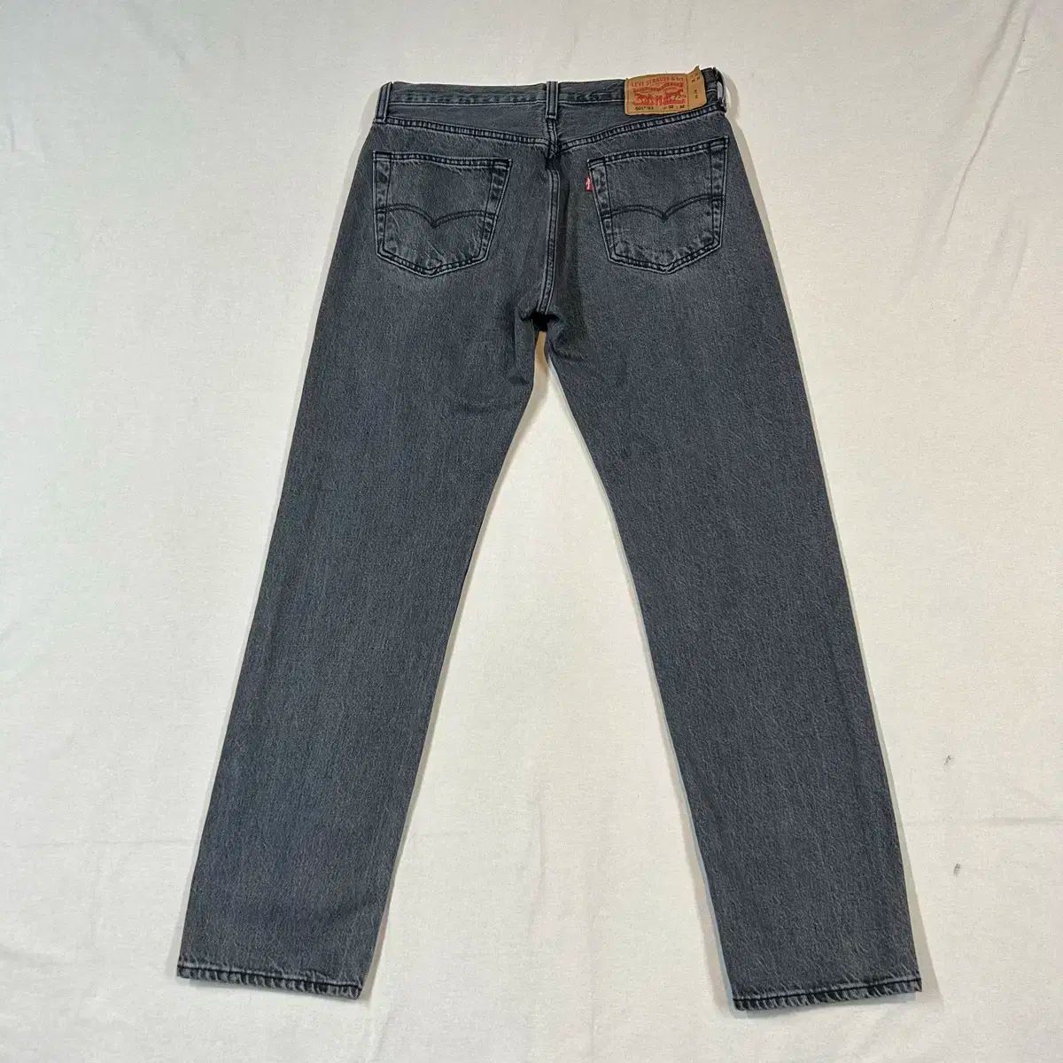 32inch ） LEVI'S(リーバイス) 501 ボタンフライ ブラックデニム ウォッシング デニム