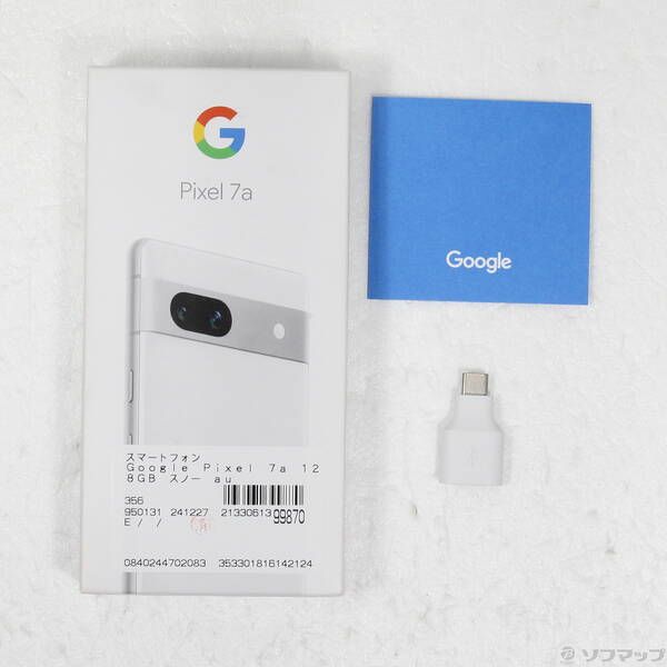 ピクセル7aスノー美品 Google Pixel 7a 128GB [Snow] 新品未使用 本体 SIMフリー 日本
