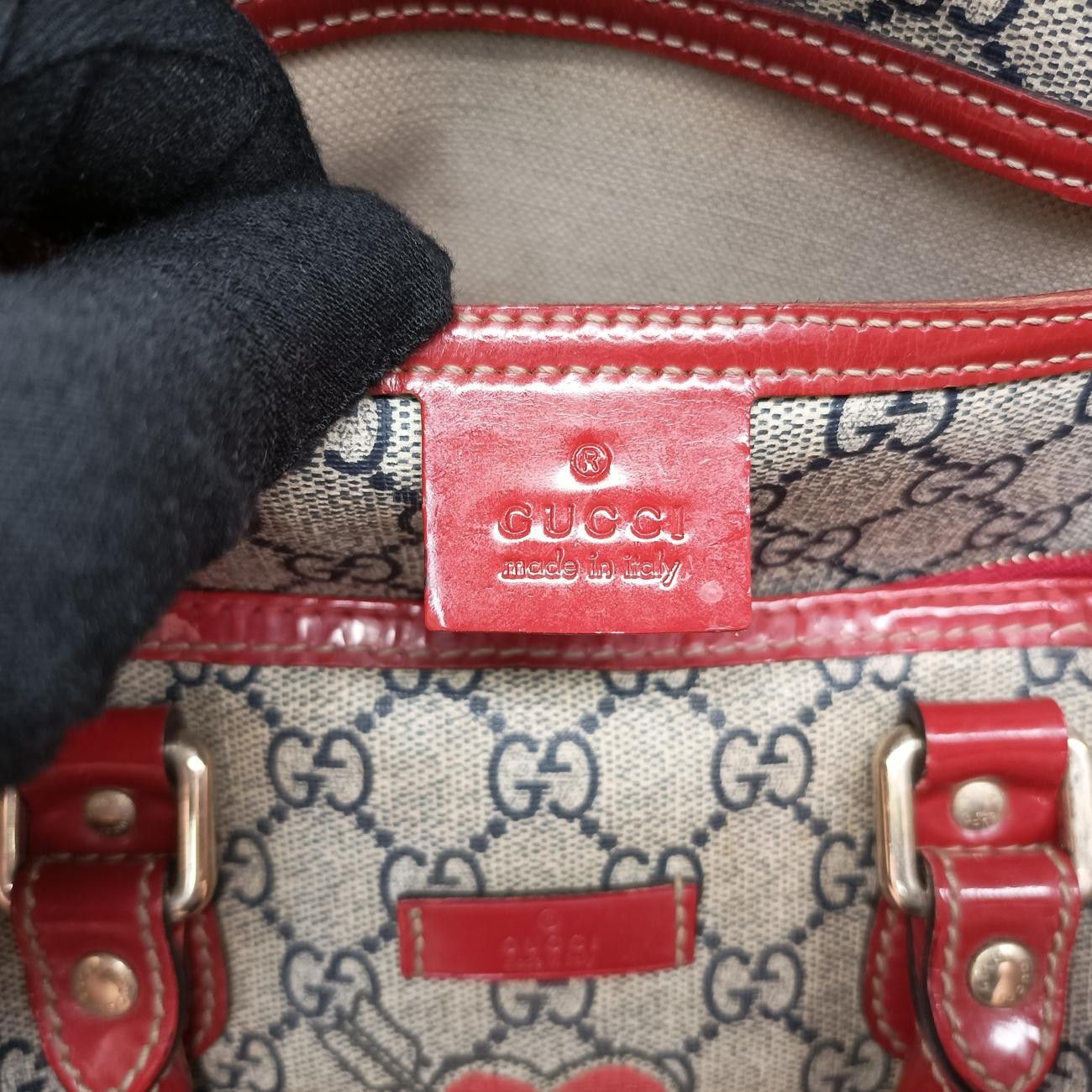 グッチGucciユニセフ ジョイマルチカラーPVCコーティング