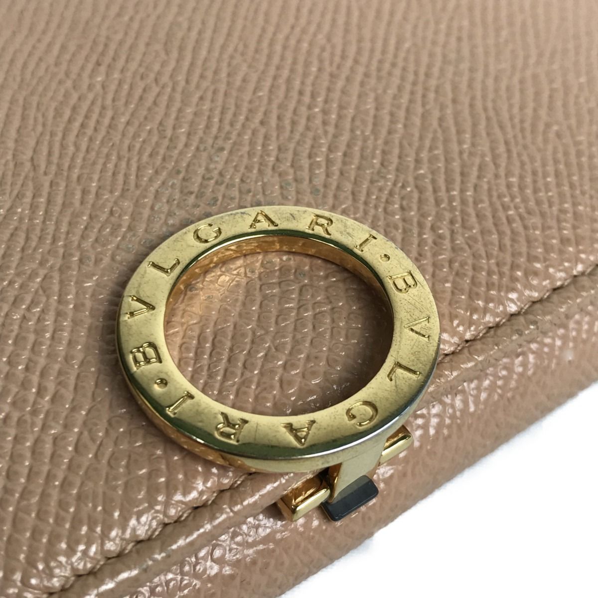 □□BVLGARI ブルガリ 二つ折り長財布 ブルガリ・ブルガリ レザー 