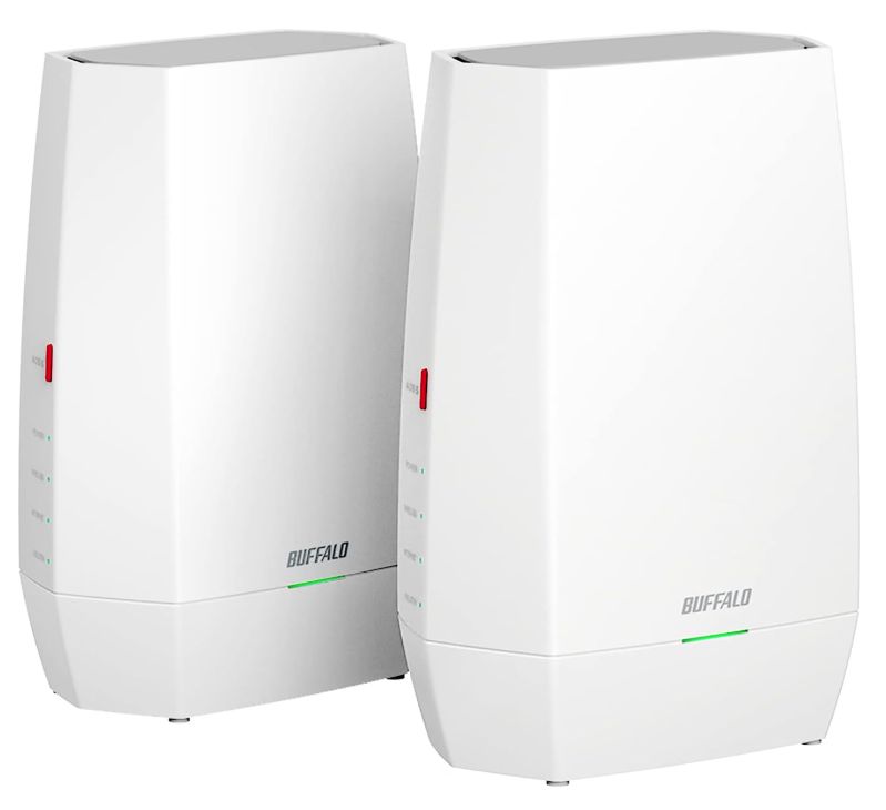 バッファロー WiFi ルーター 無線 LAN WNR-3000AX4 2SN メッシュWi-Fi ペアリング済み2台セット iPhone 15 14 iPhone SE 第三世代 Nintendo Switch PS5 動作 済み