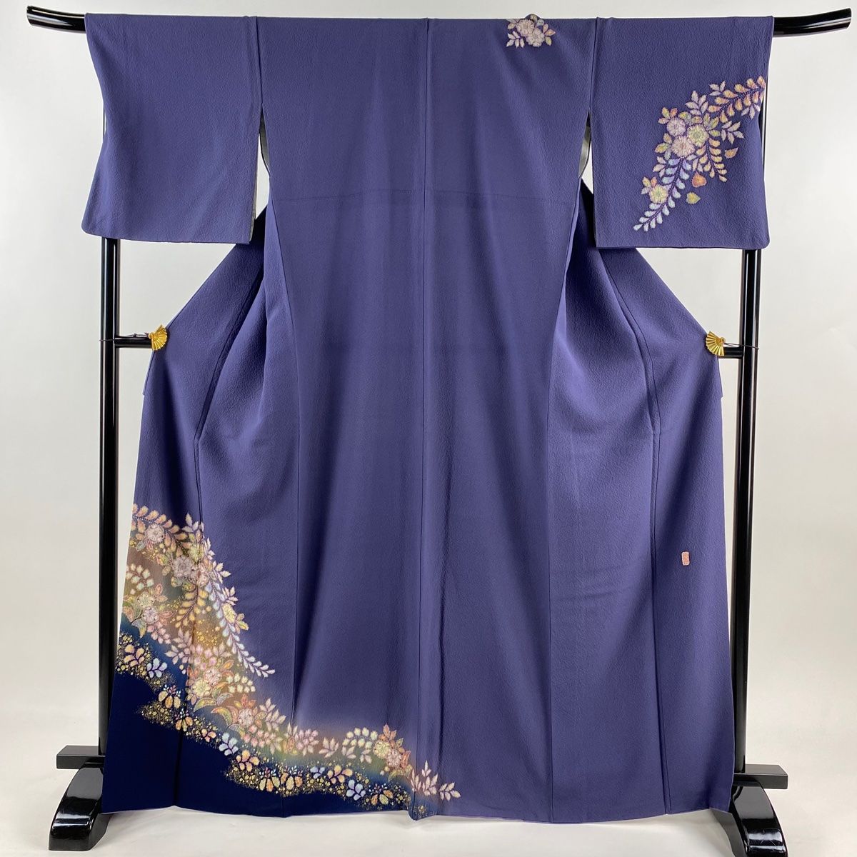 桐屋翠山工房謹製辻ヶ花付下げやまと落款入丈160.5裄65cmやまとAG25 付下げ 身丈166cm 裄丈70cm L 袷 翠山工房 やまと 落款 辻が花