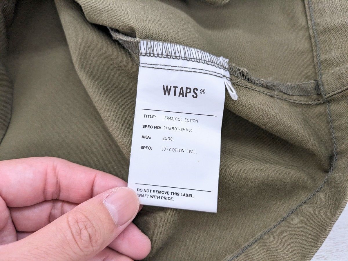 WTAPS ダブルタップス BUDS LS COTTON TWILL バッズ 長袖 ミリタリー ...