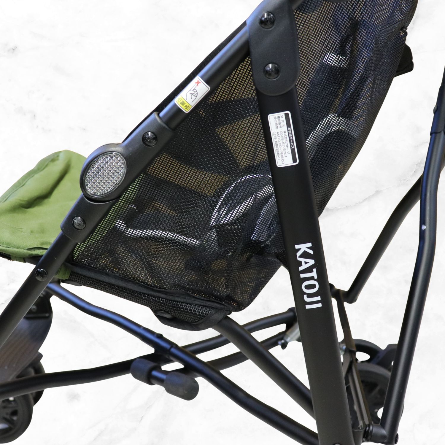  KATOJI カトージ かるいdeちゅ メッシュ モスグリーン バギー B型 ベビーカー ベビー用品 ラクルベビー館 安全ロック ベビーカー バギー 外出 移動用品