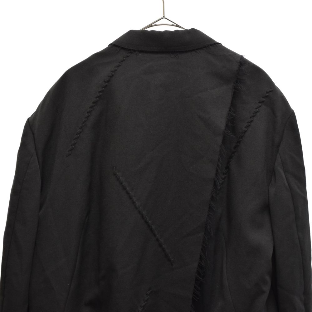 Yohji Yamamoto POUR HOMME (ヨウジヤマモト プールオム) 15AW Y-SHORT JACKET Yショートジャケット  三重裁 ブラック HR-J09-802