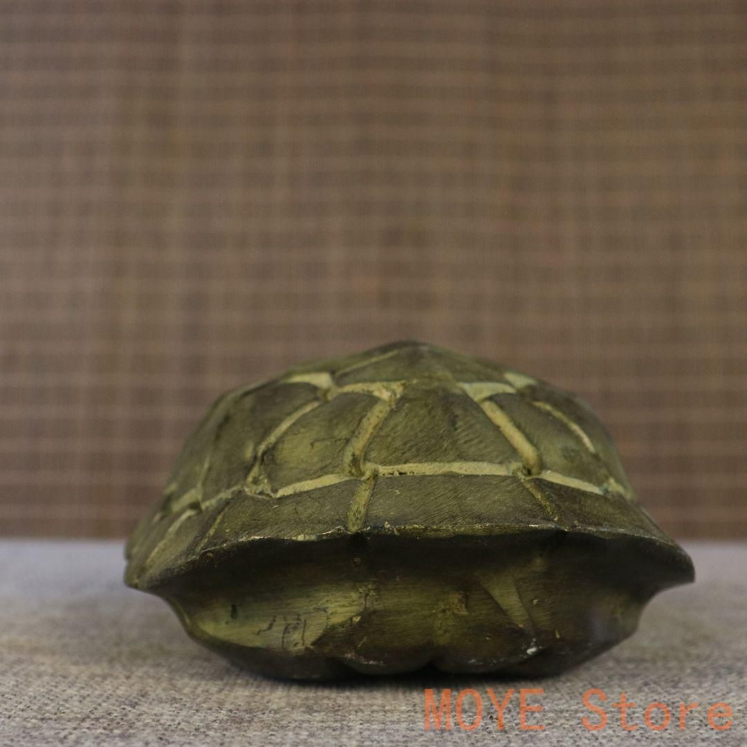 銅器 亀の甲羅の 置物 富甲天下 装飾品 工芸品 美術品zw0829 - メルカリ