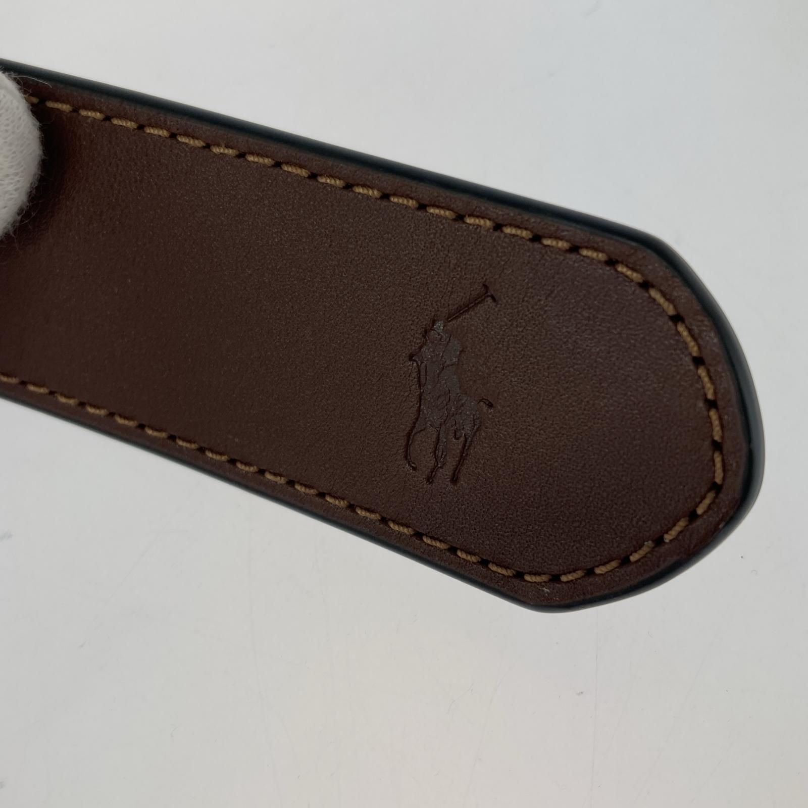 美品 POLO RALPH LAUREN ポロ・ラルフローレン タグ付き レザー