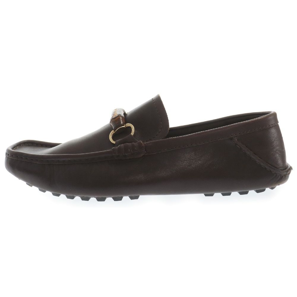 GUCCI (グッチ) Bamboo Leather Driving Shoes 138204 バンブー