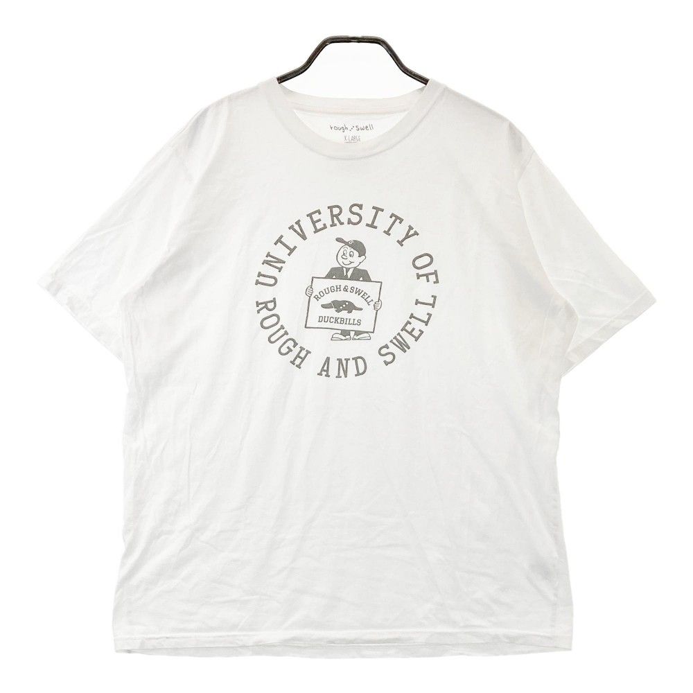 ROUGH&SWELL ラフアンドスウェル 半袖Tシャツ ロゴプリント