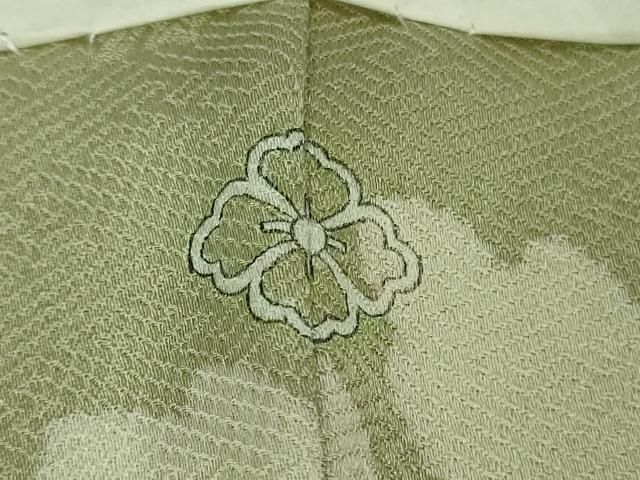 平和屋着物□極上 訪問着 辻が花 若菜色地 暈し染め 三越扱い 逸品 未