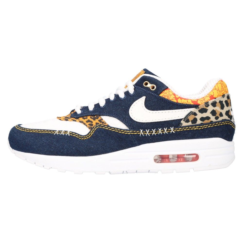 NIKE (ナイキ) AIR MAX 1 WASHED DARK BLUE エアマックス1ウォッシュド ...