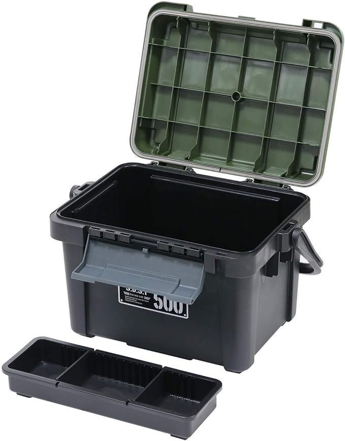 【在庫処分】JEJアステージ 収納ボックス 日本製 耐荷重500kg キャンプ 工具箱 積み重ね [Xシリーズ シールドボックスシャット 500X] 幅52×奥行36×高さ34.5cm 収納ボックス 日本製 耐荷重500kg 工具箱 工具、DIY用品 セット買いJEJアステージ
