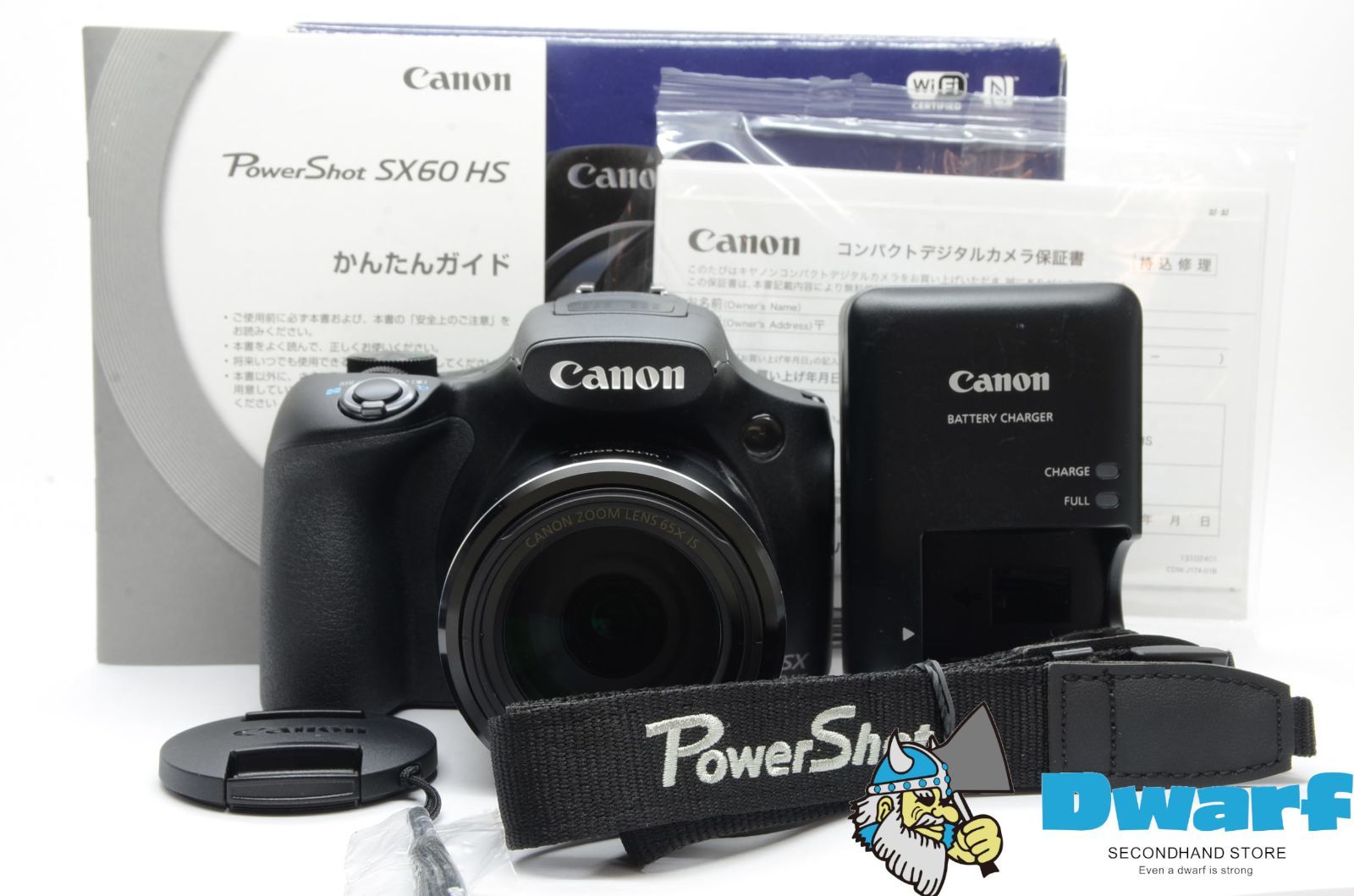 キヤノン Canon PowerShot SX60 HS ブラック - メルカリ