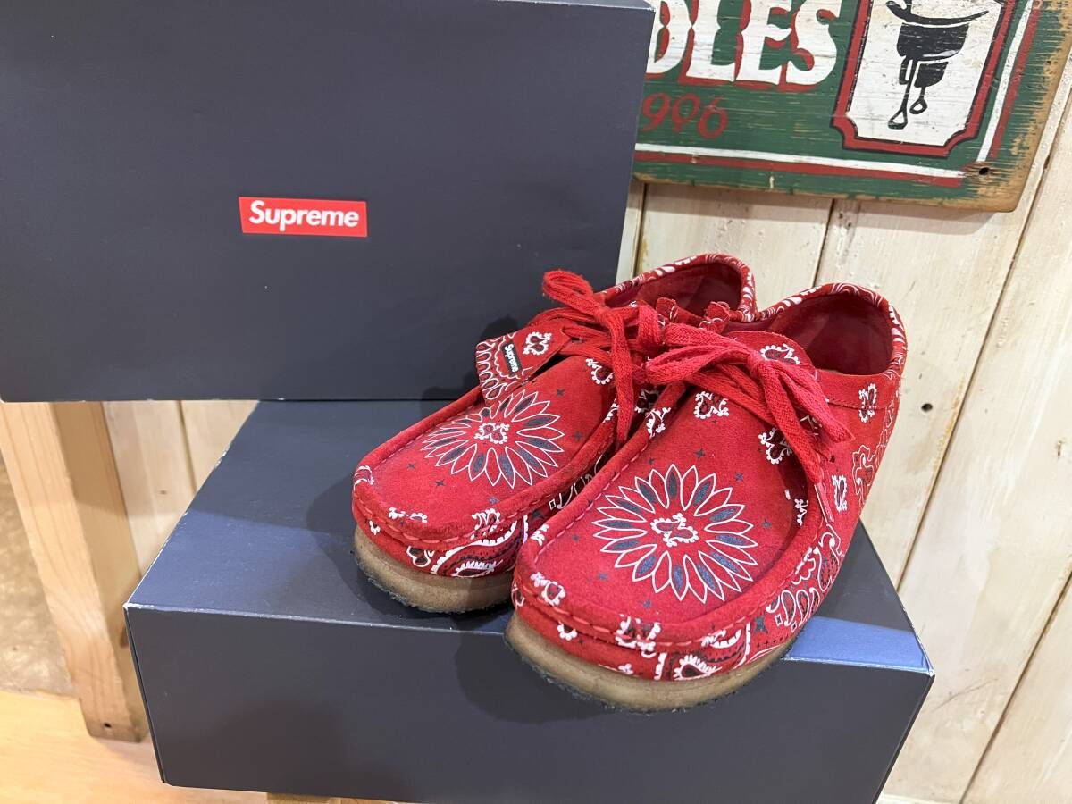 ☆19ss Supreme×Clarks/シュプリーム×クラークス Bandana Wallabee