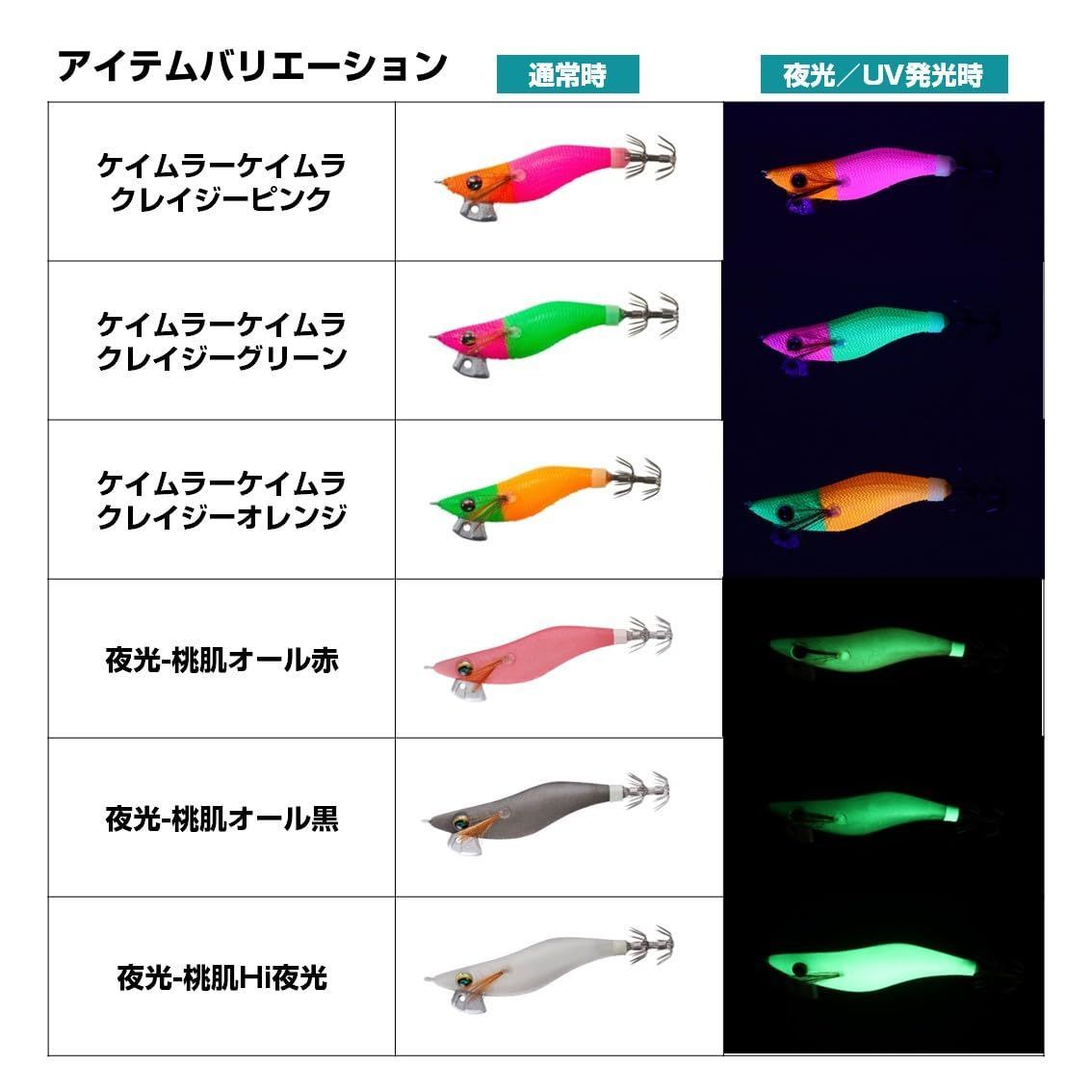 数量 各種 1.8 2.5号 エメラルダスイカメタルドロッパーエギタイプ ダイワ DAIWA
