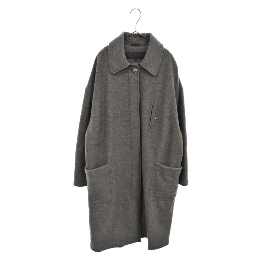 CHROME HEARTS／DELANCEY ウールオーバーサイズコートブラック CHROME HEARTS (クロムハーツ) DELANCEY デランシー クロス