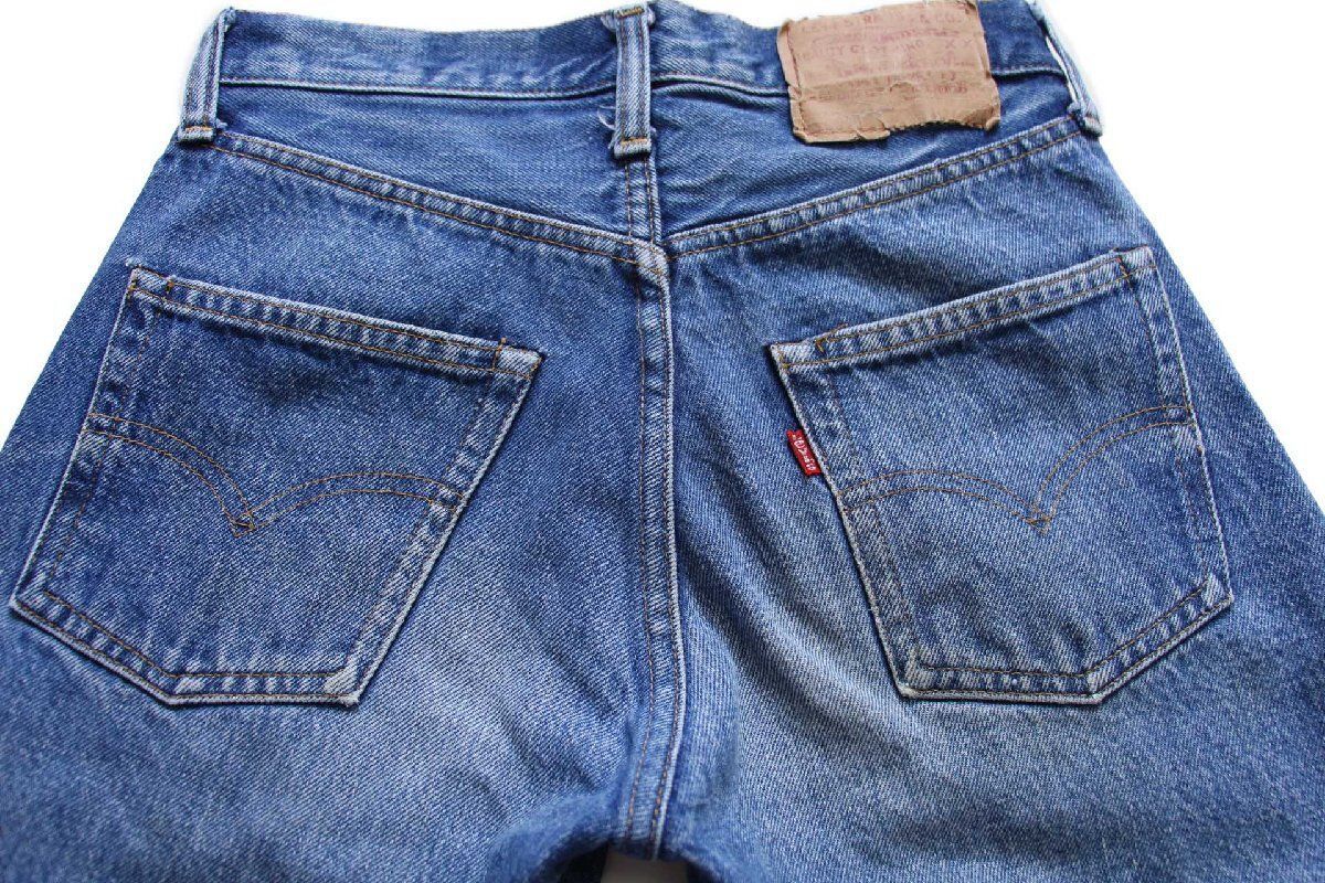 70s リーバイス 501 66後期 赤耳 W32 ビンテージ 逸品】70s Levi's 501 66後期 special vintage denim made in