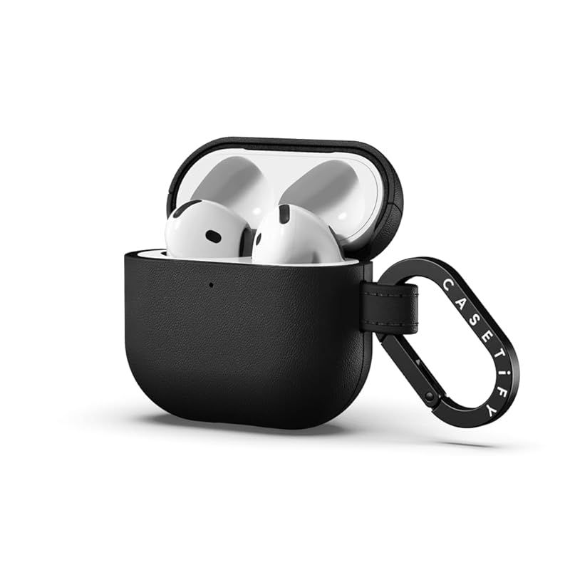  CASETiFY BioVeg AirPods 4 ケース- Black 0 イヤホンケース イヤホン