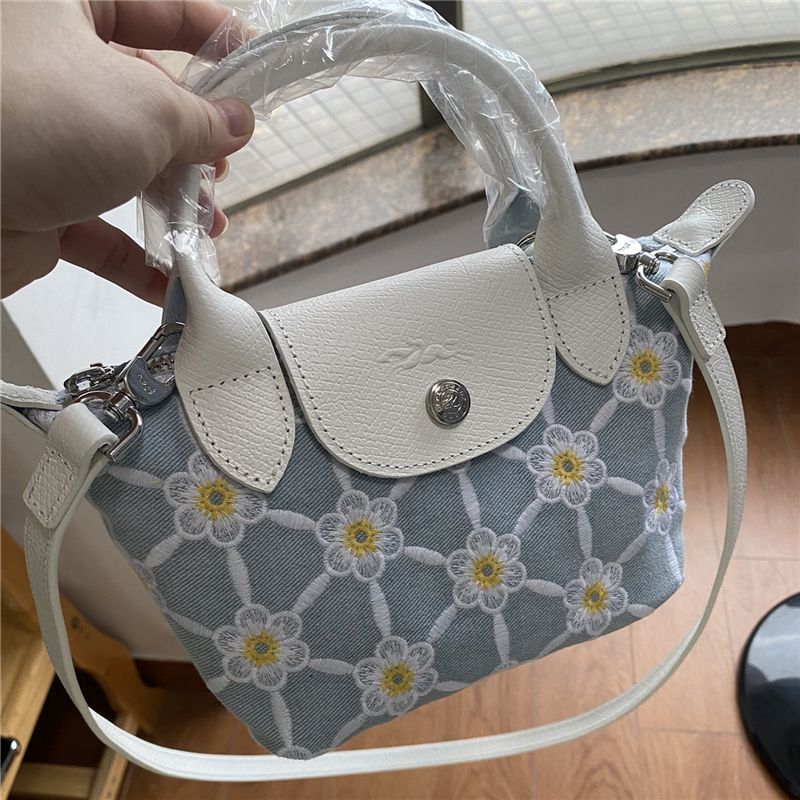 LONGCHAMP ロンシャン ルプリアージュ ショルダーバッグ ハンドルバッグ 未使用 新品 花柄 雛菊 - メルカリ