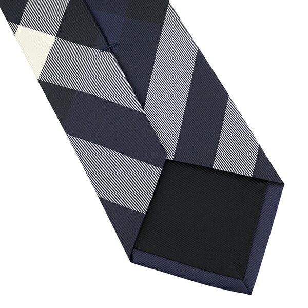 新品 バーバリー BURBERRY ネクタイ CHECK SILK TIE ネイビー - メルカリ