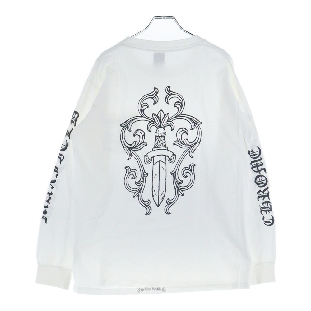 サイズM【美品】CHROME HEARTS マックスフィールド限定長袖カットソー CHROME HEARTS (クロムハーツ) OLD ×max field Dagger L/S TEE