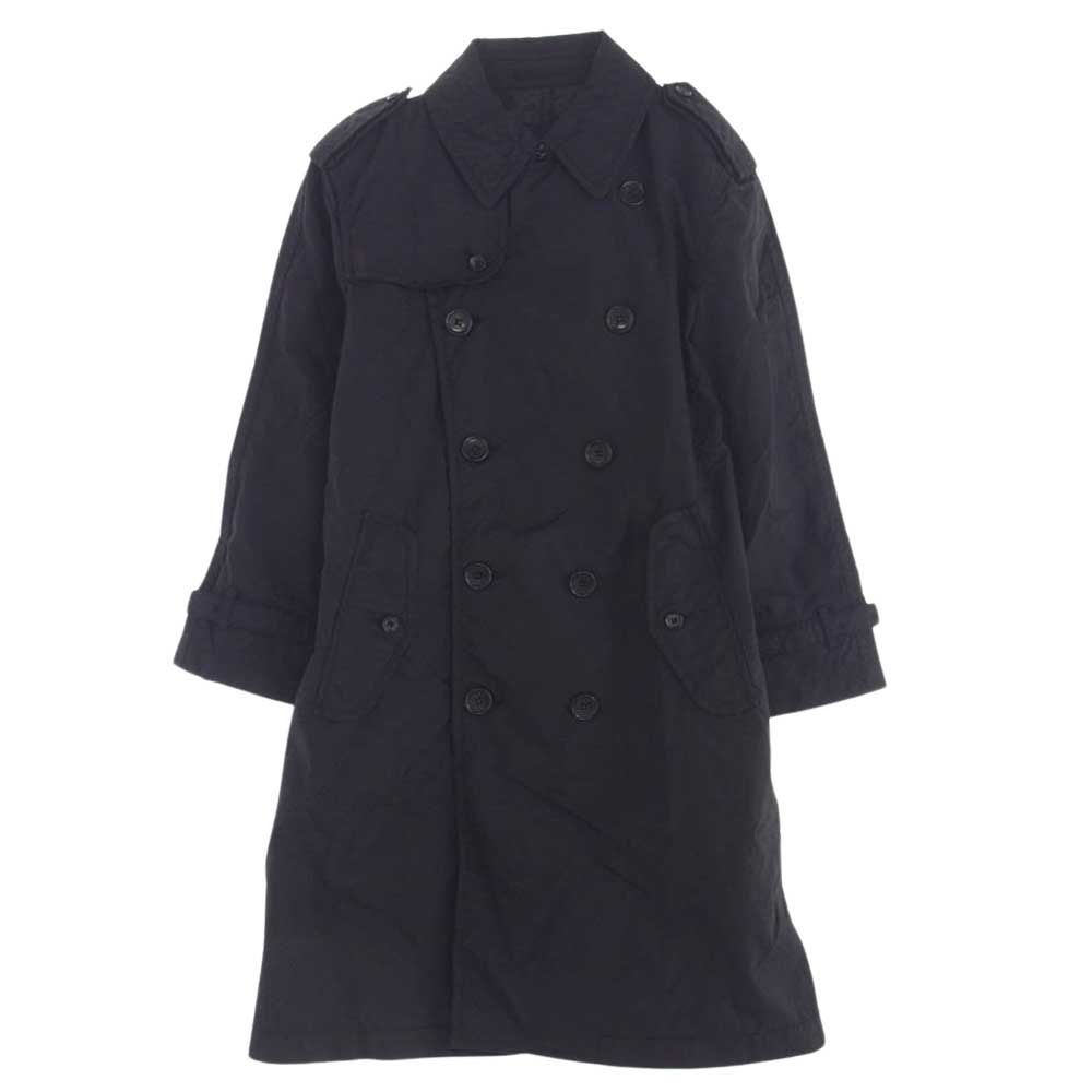 COMME des GARCONS HOMME コムデギャルソンオム AD2007 HT-C016 ナイロン トレンチコート ブラック系 S【中古】