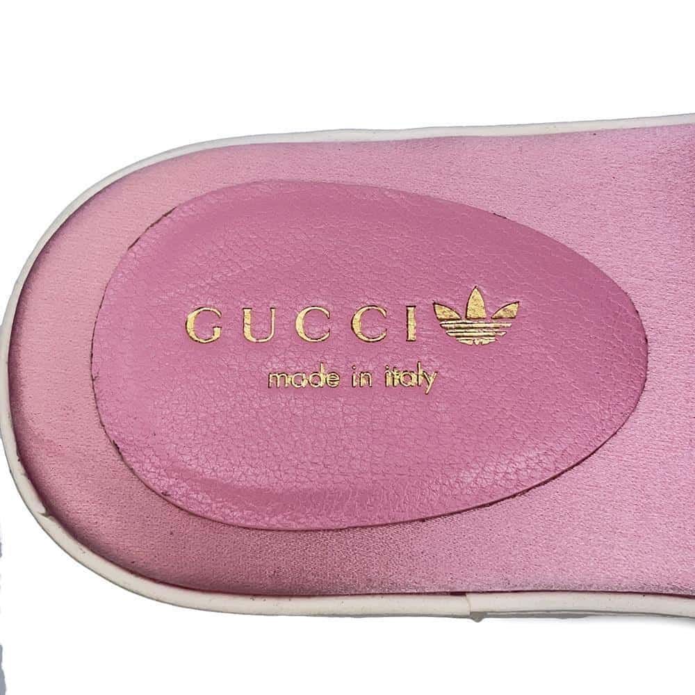 GUCCI サンダル アディダスコラボ プラットフォーム シルク レディース グッチ サンダル アディダスコラボ プラットフォーム シルク