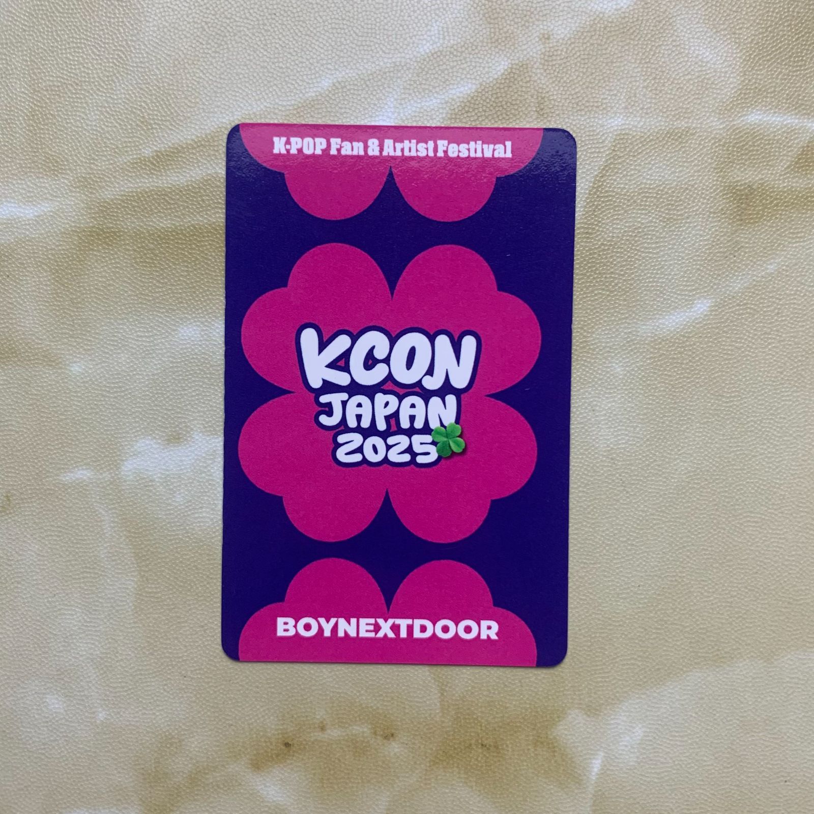 匿名配送】 BOYNEXTDOOR KCON JAPAN 2025 オンラインくじ 当選 トレカ