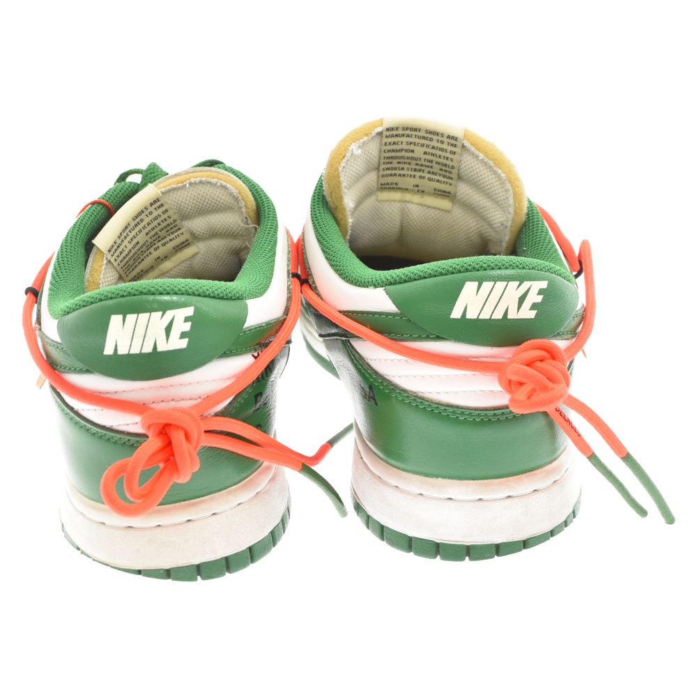 NIKE ナイキ ×OFF-WHITE (オフホワイト) DUNK LOW WHITE/PINEGREEN