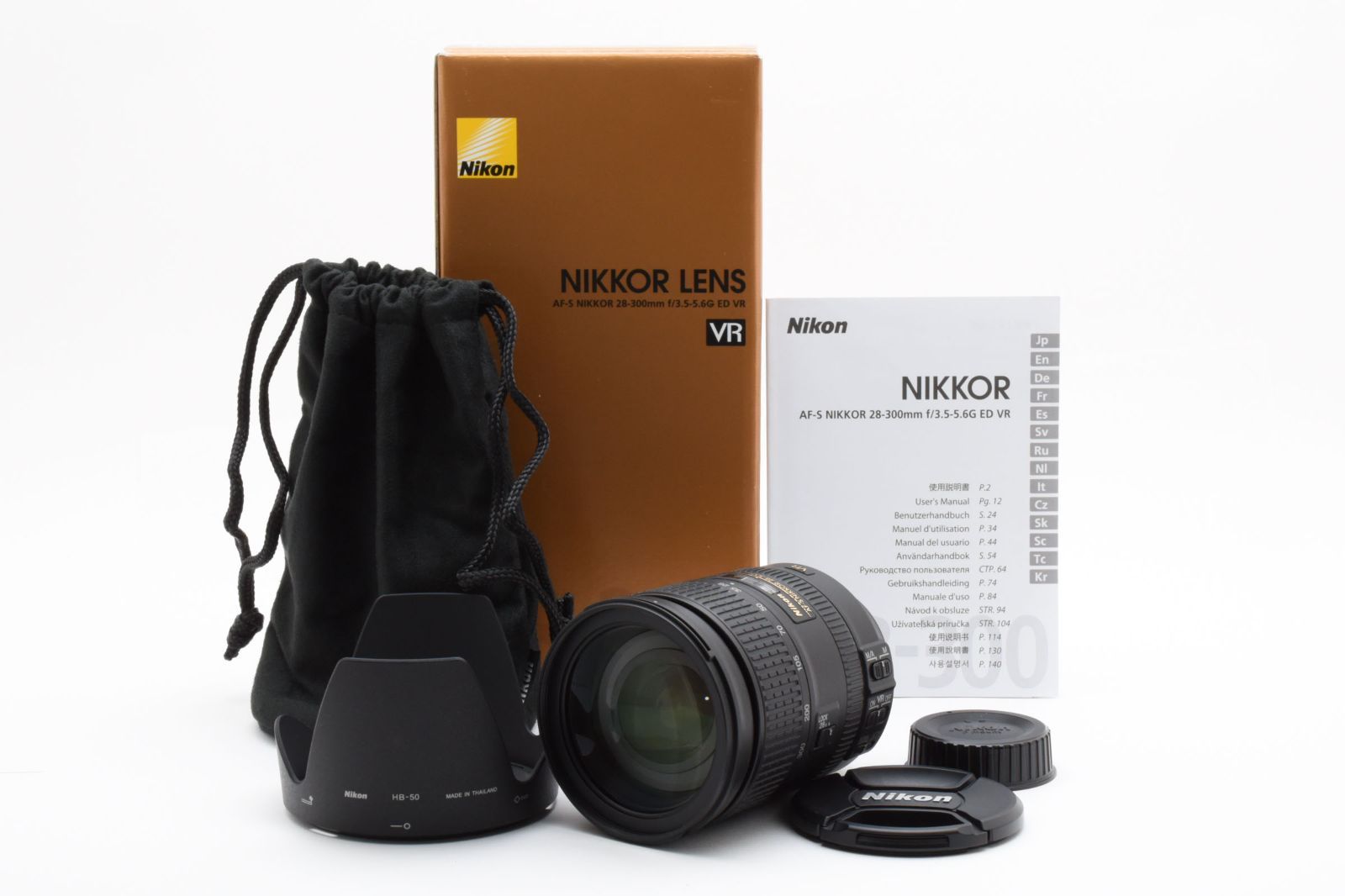 ☆箱付き美品☆ ニコン NIKON AF-S NIKKOR 28-300mm F3.5-5.6 G ED VR 