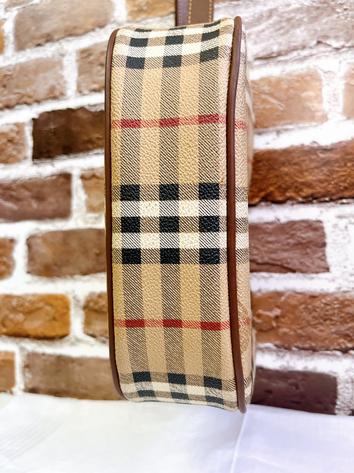 希少　バーバリー ショルダーバッグ シャドーホース ノバチェック　オールド Burberry バーバリー ノバチェック シャドーホース ショルダー