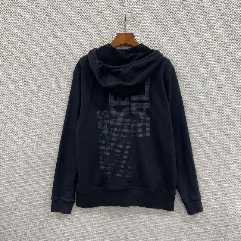 adidas(アディダス) ダークプリント サムスンのロゴ カジュアル フード付き ジップアップパーカー 95 S05852