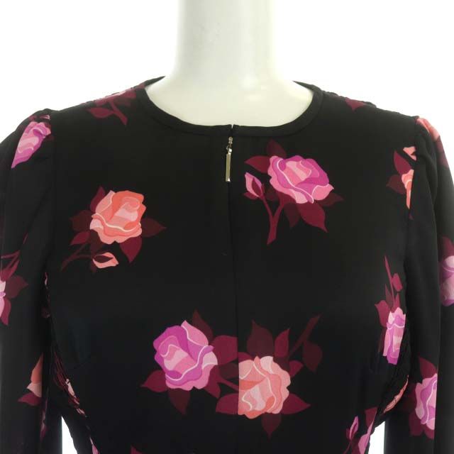 ケイトスペード KATE SPADE NJM00112 rose garden smocked satin dress