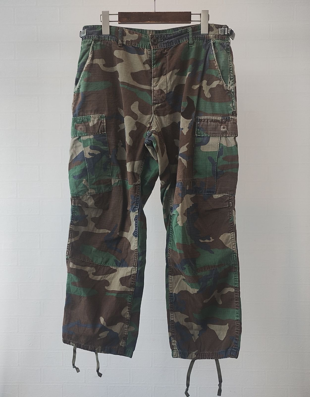 □ U.S.ARMY BDU フィールドパンツ □ ミリタリー ウッドランド