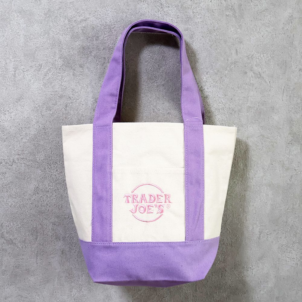 新品】トレーダージョーズ TRADER JOE'S ミニトートバッグ パープル