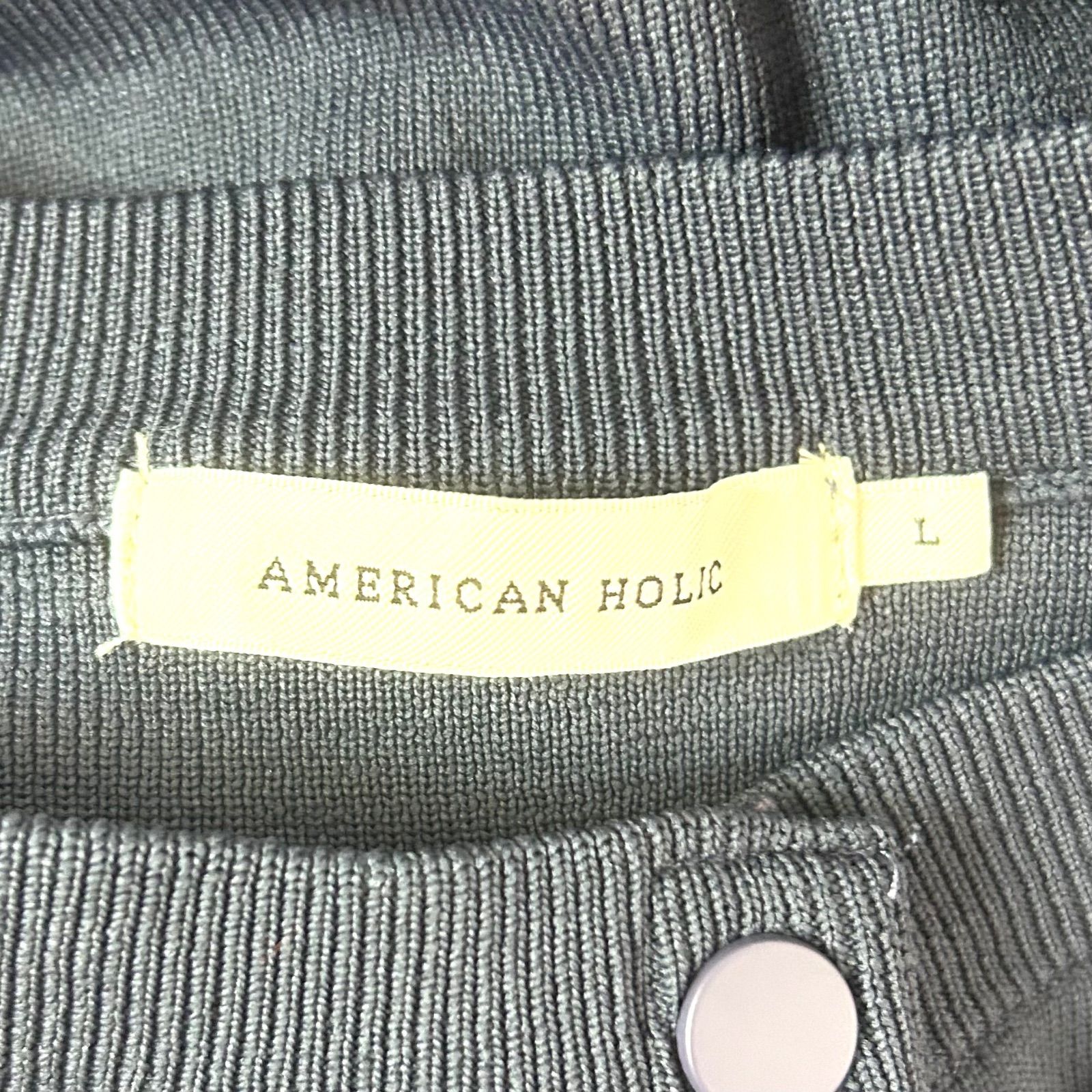 美品】AMERICAN HOLIC size L カーディガン 袖パフスリーブ ぽわん袖 